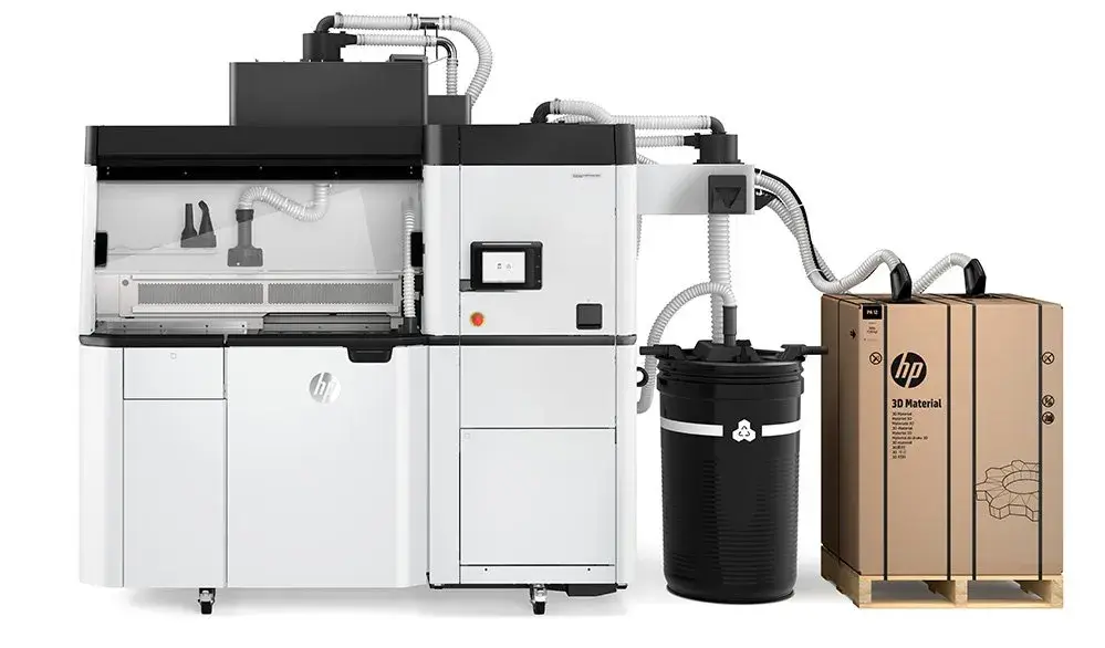 HP Multi Jet Fusion 3D printer used to manufacture custom orthotics in-house at our Newcastle clinic